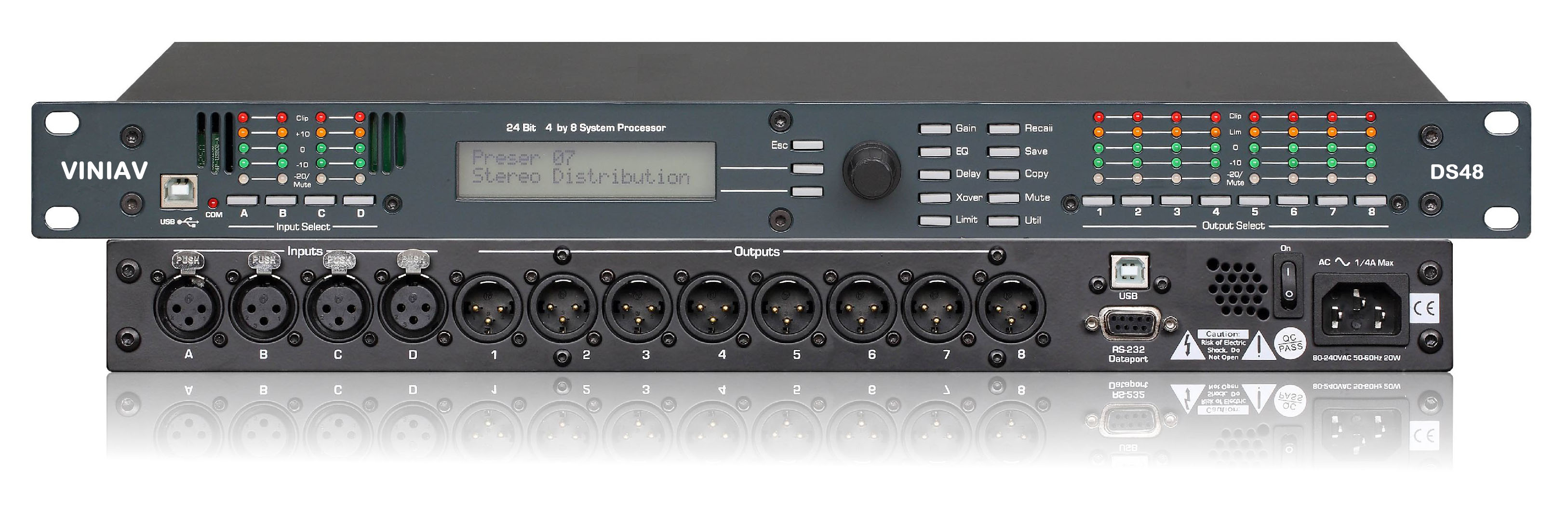 VINIAV DS48数字式分频器/系统处理器 VINIAV DS48数字式分频器/系统处理器