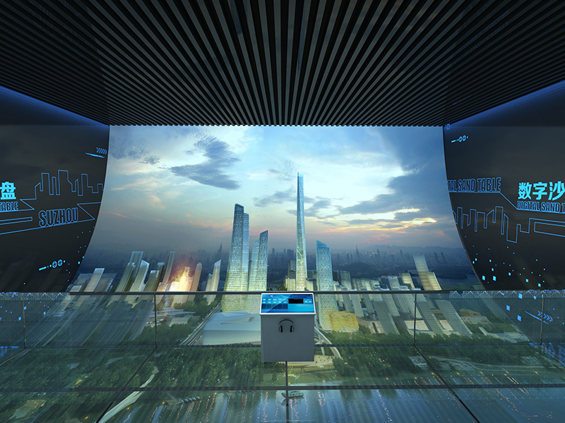 展厅设计弧幕沙盘 展厅设计弧幕沙盘