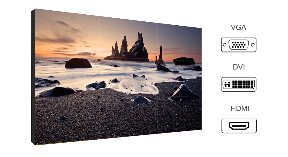 无缝55寸液晶拼接屏