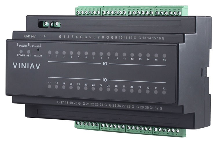 VINIAV-IO32-D导轨式32路IO输入模块