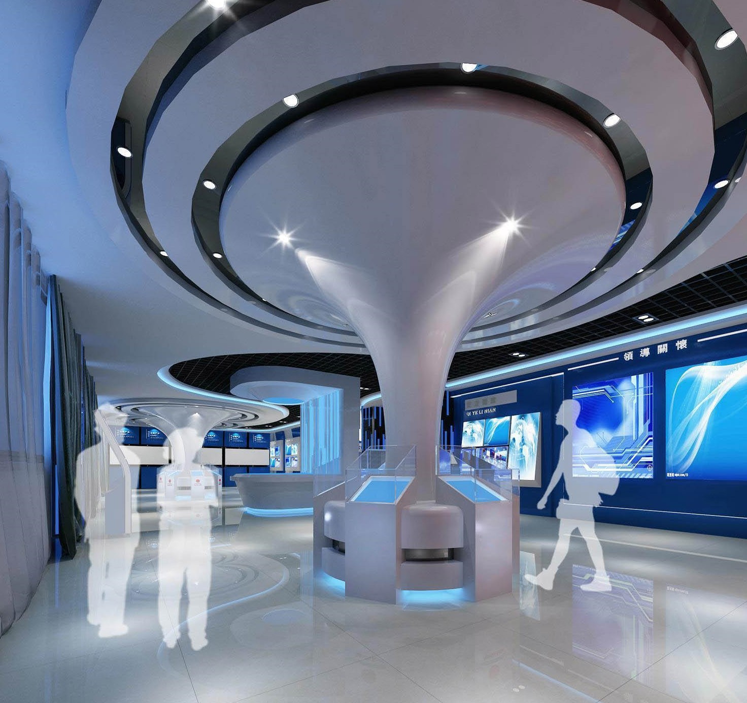 展厅数字化瀑布流 展厅数字化瀑布流