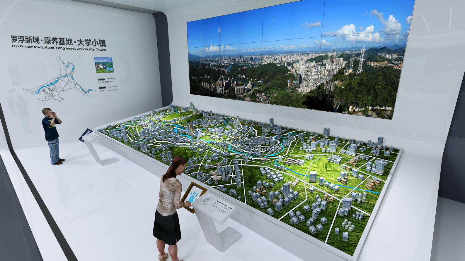 展厅大屏拼接多媒体系统 展厅大屏拼接多媒体系统