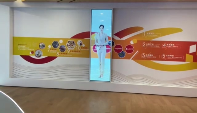 虚拟讲解互动滑轨屏 虚拟讲解互动滑轨屏