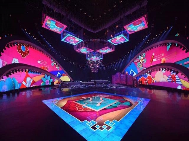 P6.25 LED互动地砖屏